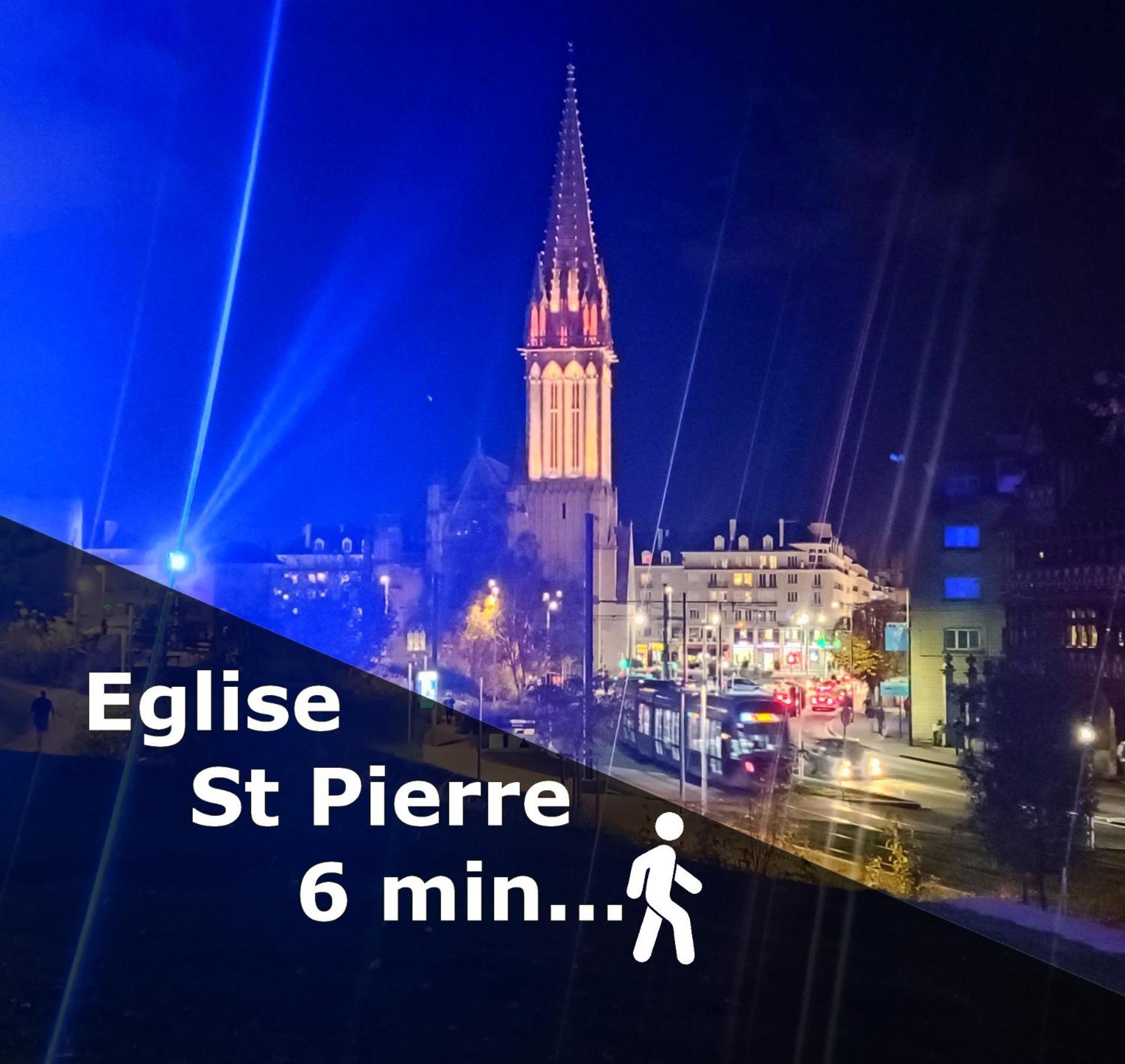 Appartement F2 Idealement Situe Caen Buitenkant foto